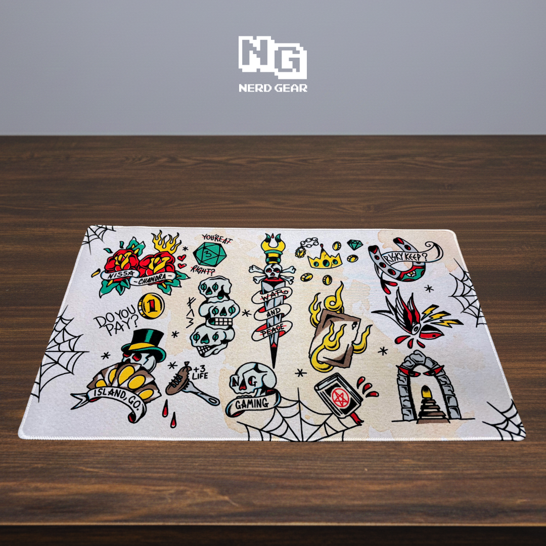 Mr. Dom Tattoo Custom MTG Playmat