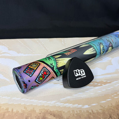 Clear Triangle Playmat Tube - Nerd Gear Gaming Inc.