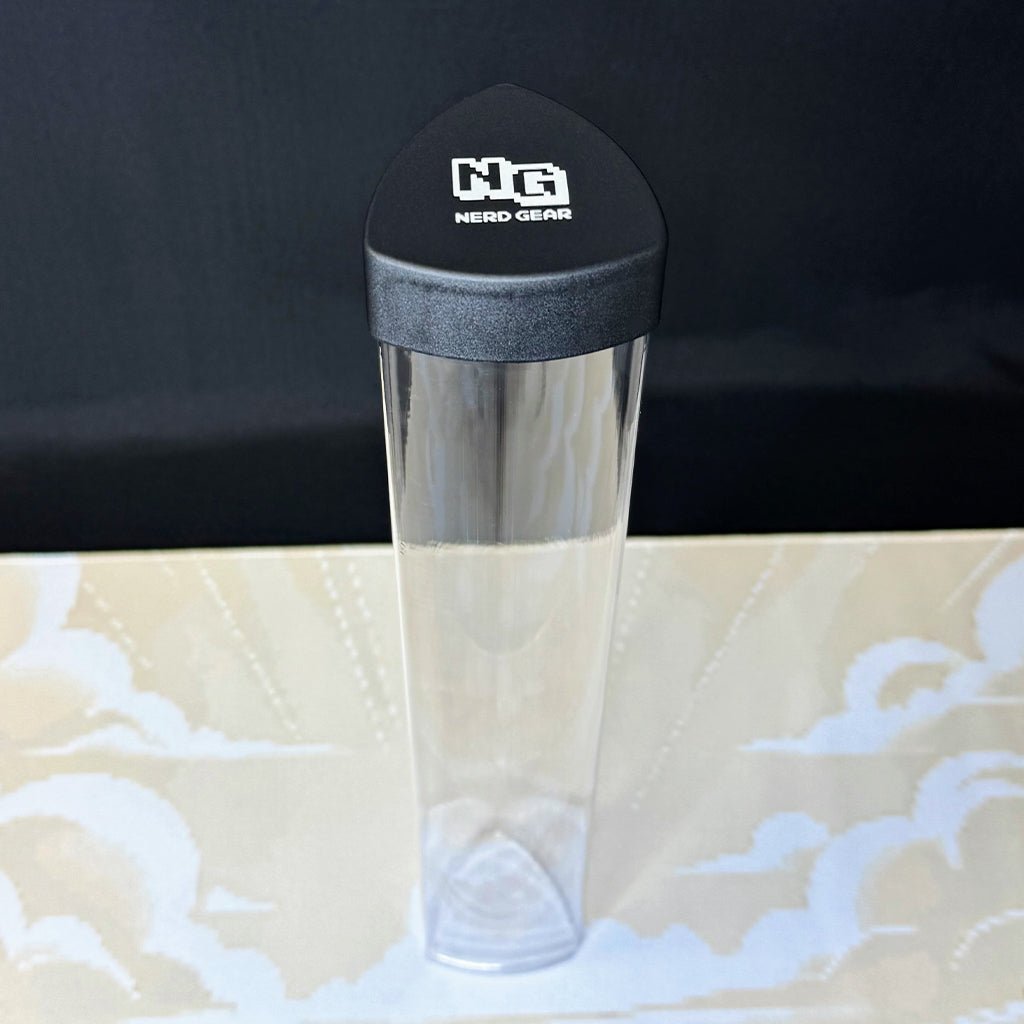 Clear Triangle Playmat Tube - Nerd Gear Gaming Inc.