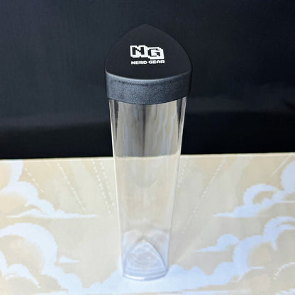 Clear Triangle Playmat Tube - Nerd Gear Gaming Inc.