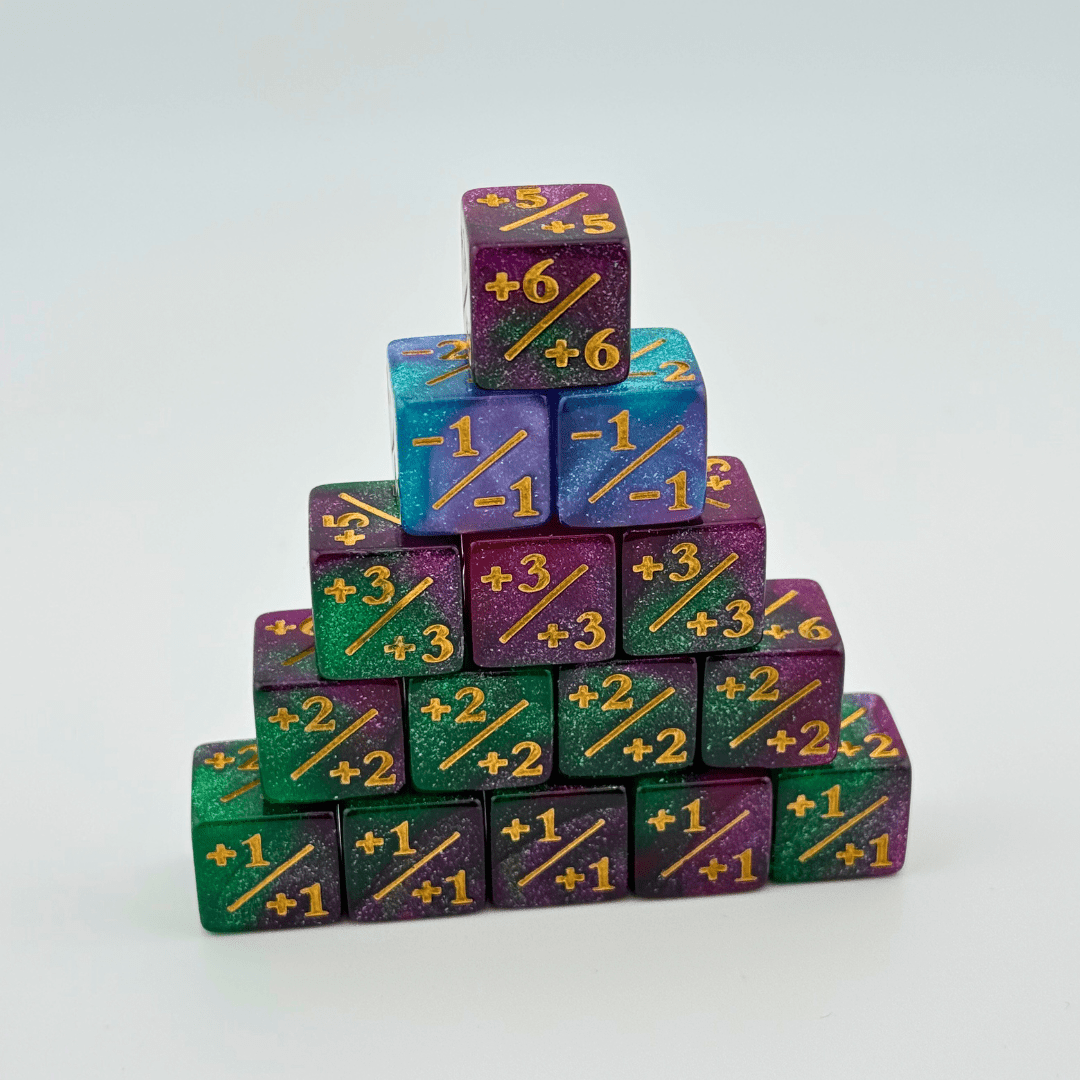 MTG Plus 1 Counter +1/+1 Dice - 15 Pack