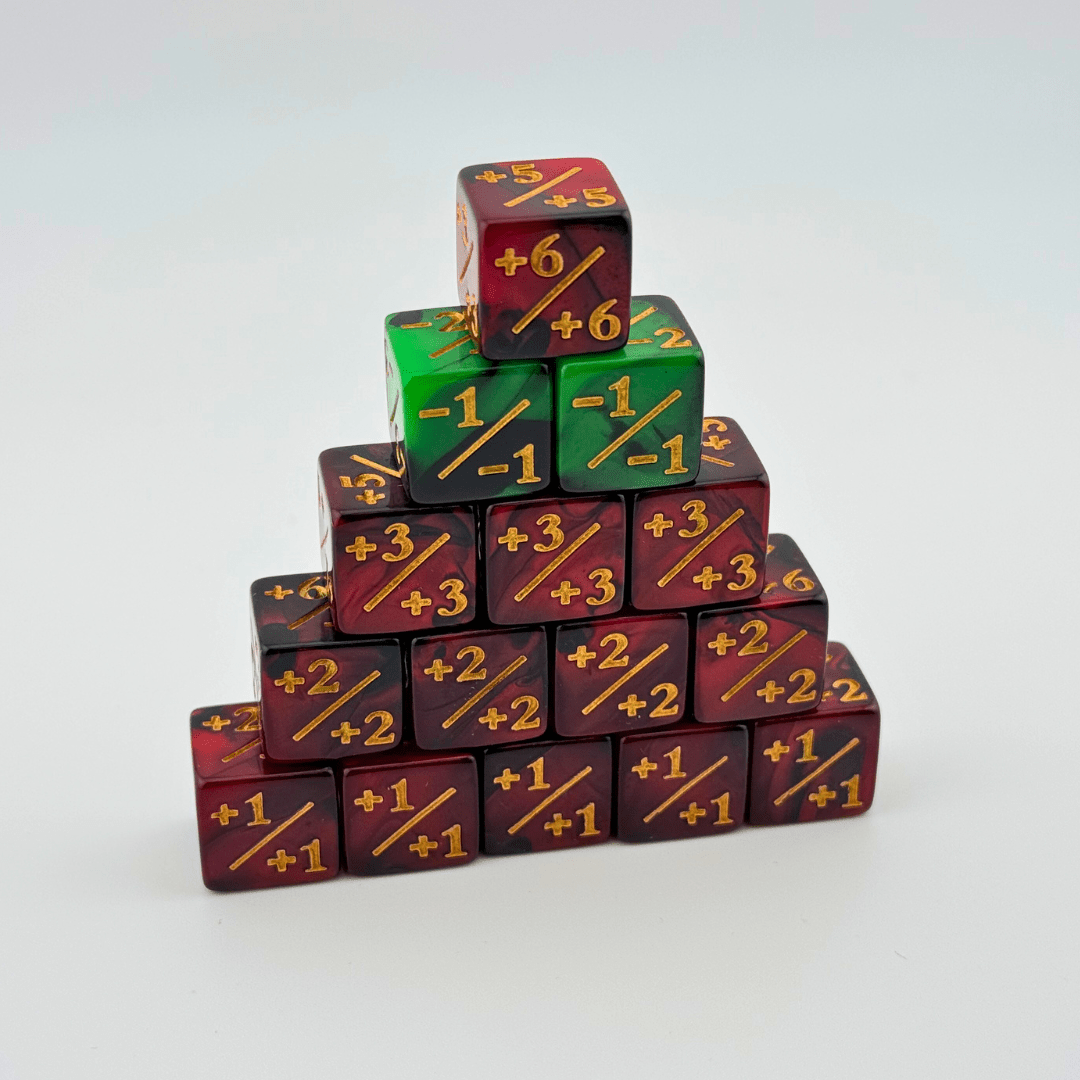 MTG Plus 1 Counter +1/+1 Dice - 15 Pack