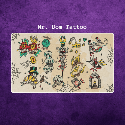 Mr. Dom Tattoo Custom MTG Playmat